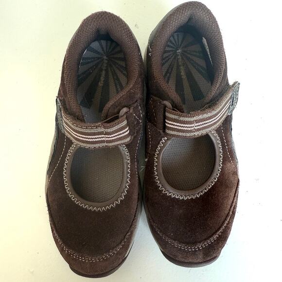 Stride Rite Anita Brown Suede Mary Jane Sneakers Girls Size 11.5M Leather Upper - Picture 6 of 7